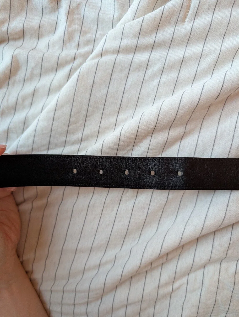 Louis Vuitton 30mm Damier Graphite belt